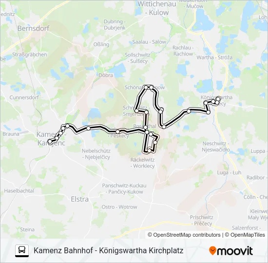 Автобус 791: карта маршрута