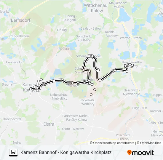 Автобус 791: карта маршрута