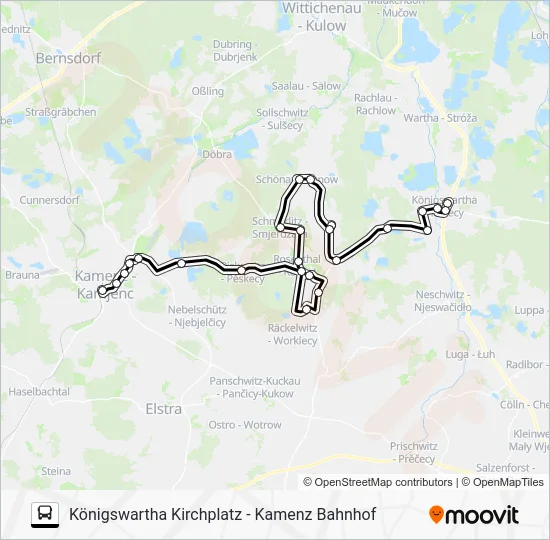Автобус 791: карта маршрута