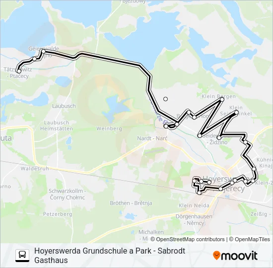 792 Bus Line Map