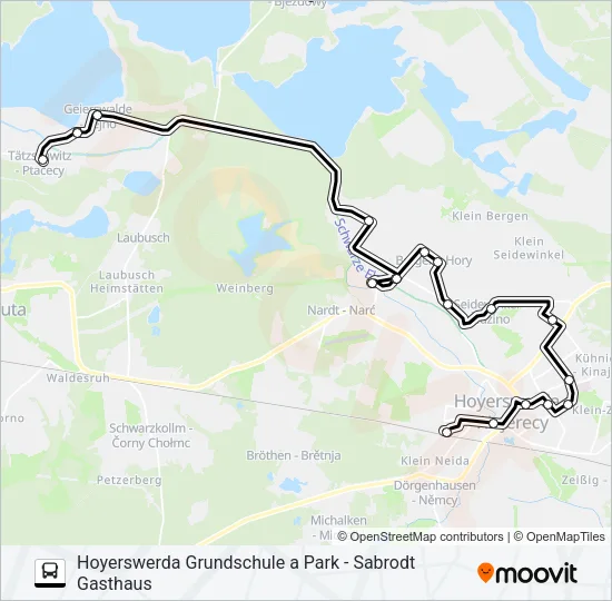 792 Bus Line Map