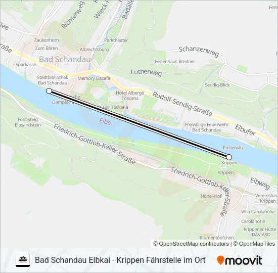 F 4 Ferry Line Map
