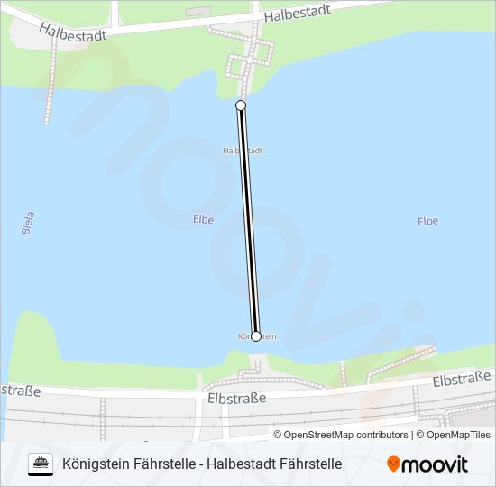 F 6 ferry Line Map