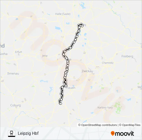 RB13 Train Line Map