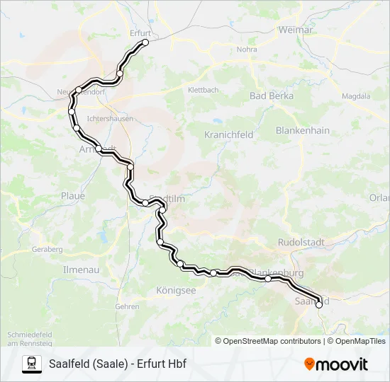 RB23 Train Line Map