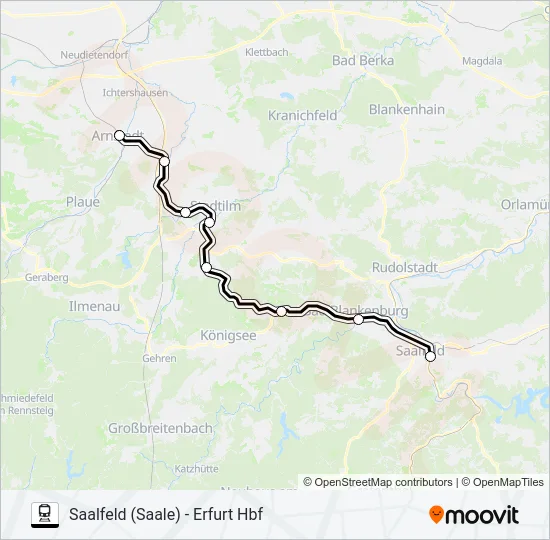 RB23 Train Line Map