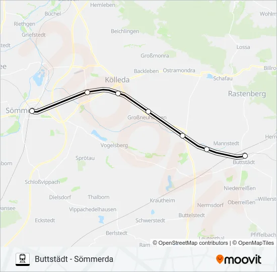 RB27 Train Line Map