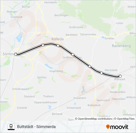 RB27 Train Line Map
