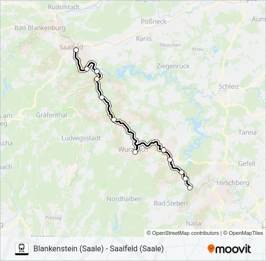 RB32 Train Line Map