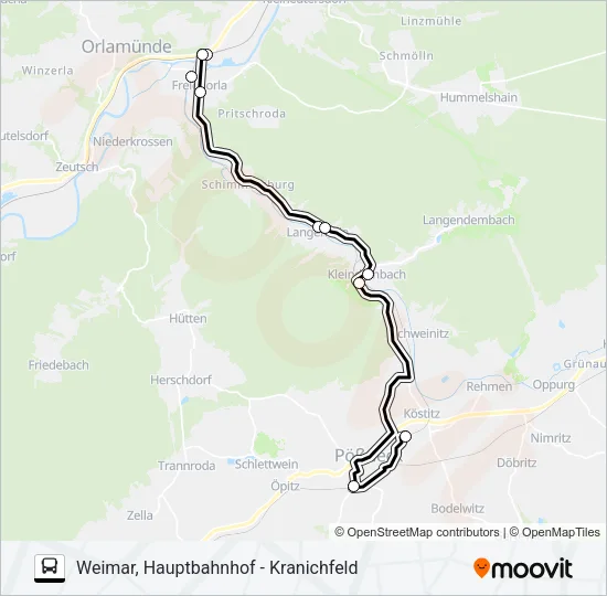EV Bus Line Map
