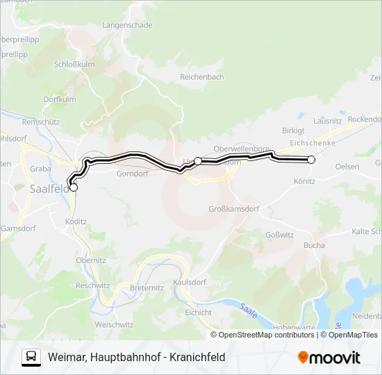 EV Bus Line Map