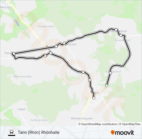 23 Bus Line Map