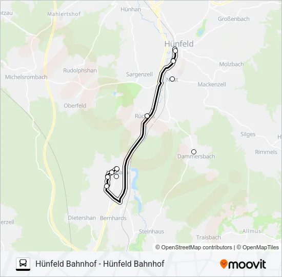 74 Bus Line Map