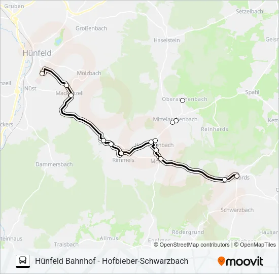 75 Bus Line Map