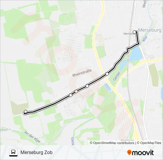 A Bus Line Map