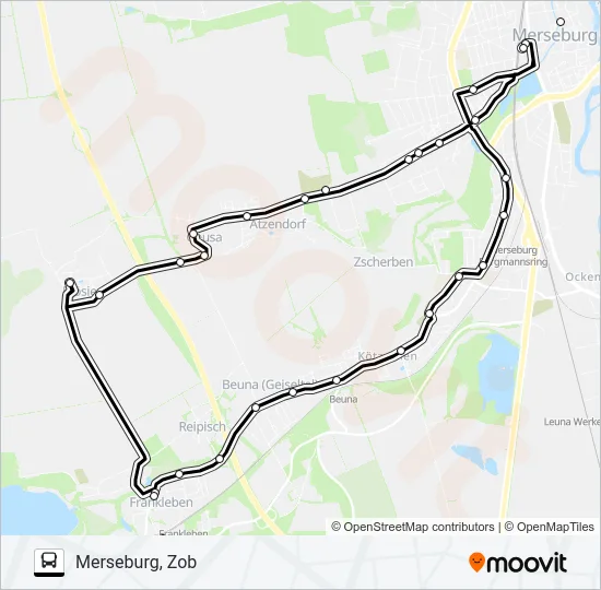A Bus Line Map