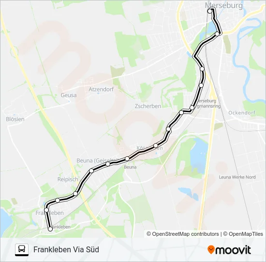 A Bus Line Map