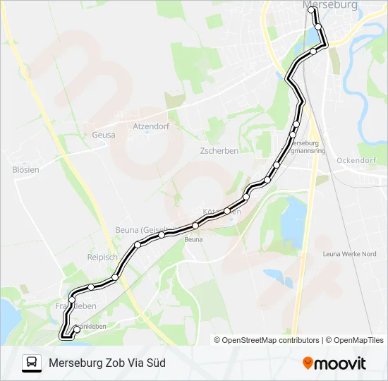A Bus Line Map