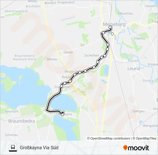 A Bus Line Map