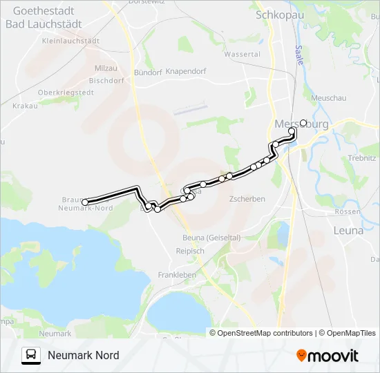 A Bus Line Map