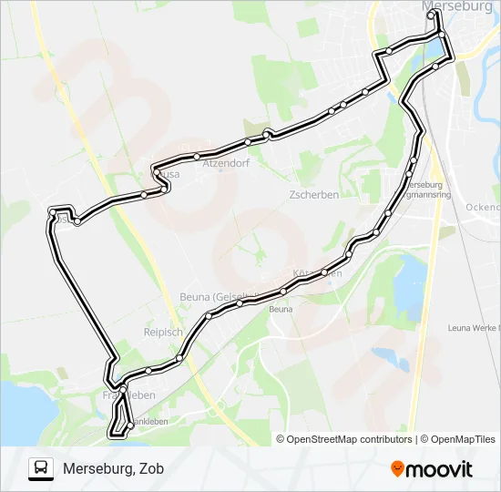 A Bus Line Map