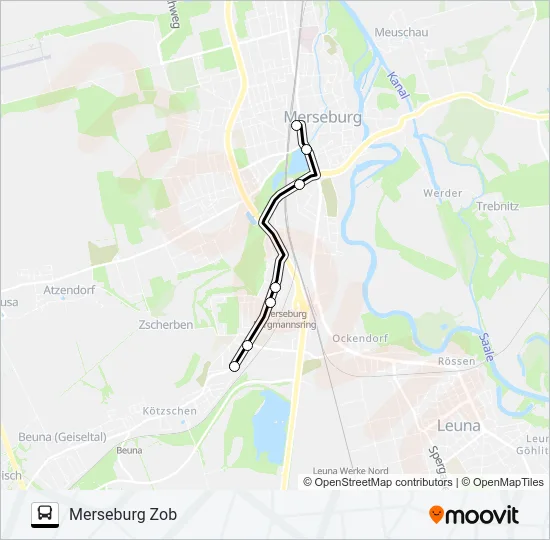 A Bus Line Map