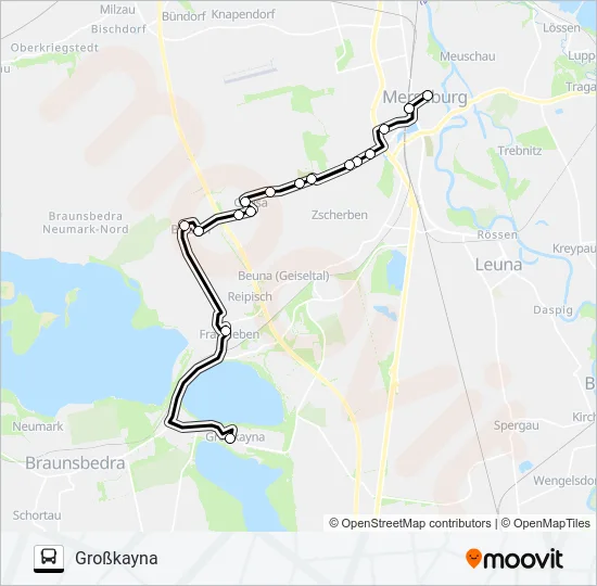 A Bus Line Map