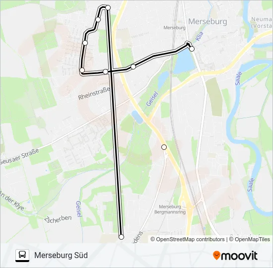 C Bus Line Map