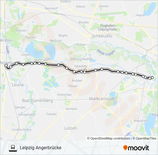 Автобус 131: карта маршрута