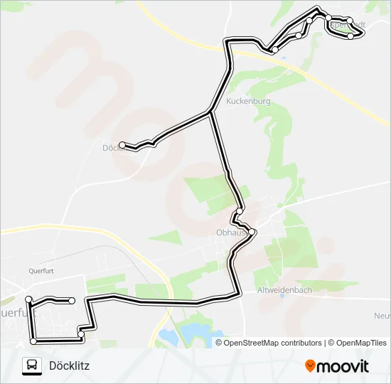 704 Bus Line Map
