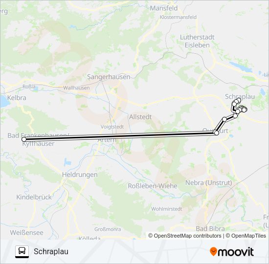 Автобус 704: карта маршрута