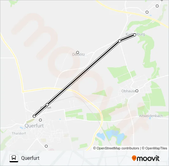 704 Bus Line Map