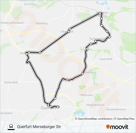 704 Bus Line Map