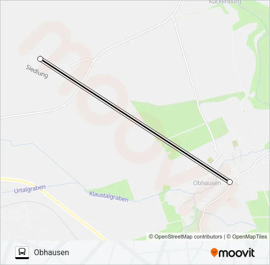 704 Bus Line Map
