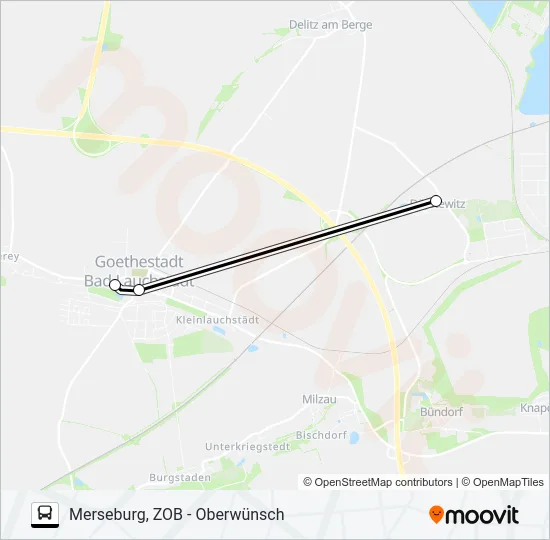 726 Bus Line Map