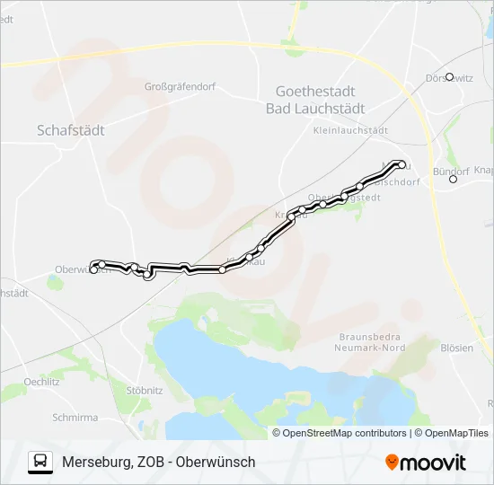 726 Bus Line Map