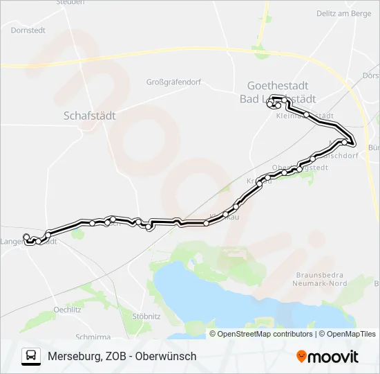 726 Bus Line Map