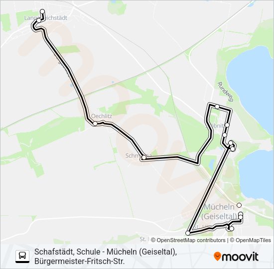 Автобус 726: карта маршрута