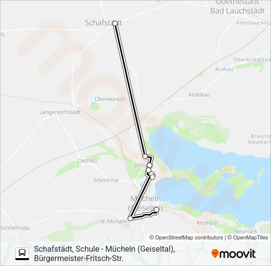 726 Bus Line Map