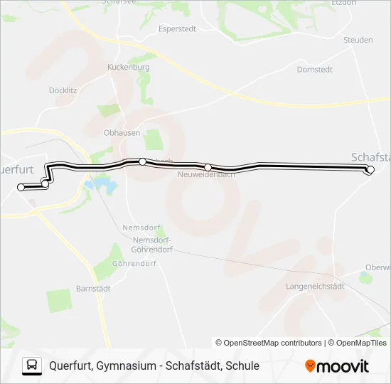 Автобус 727: карта маршрута