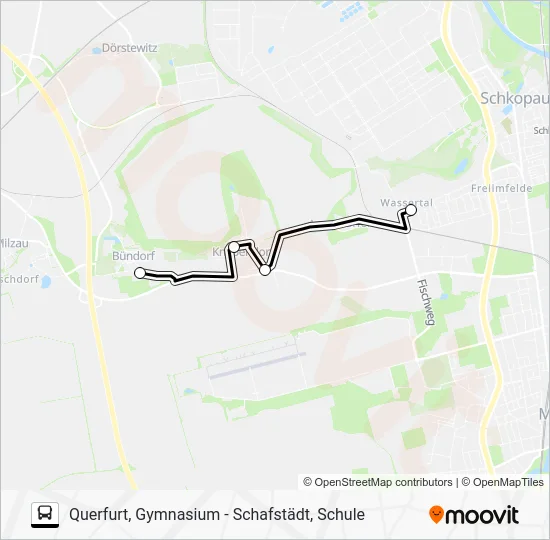 Автобус 727: карта маршрута