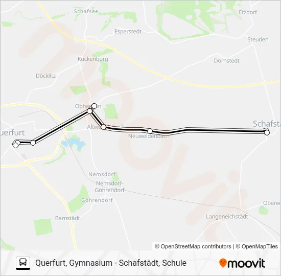 Автобус 727: карта маршрута
