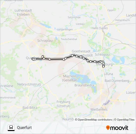 Автобус 728: карта маршрута