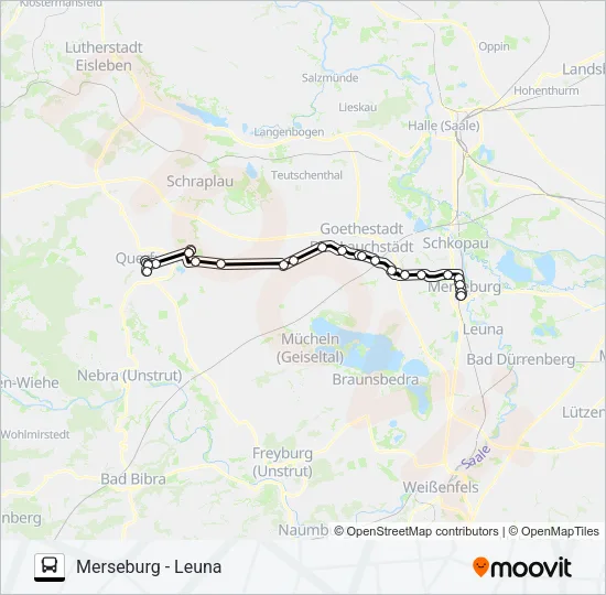 Автобус 728: карта маршрута