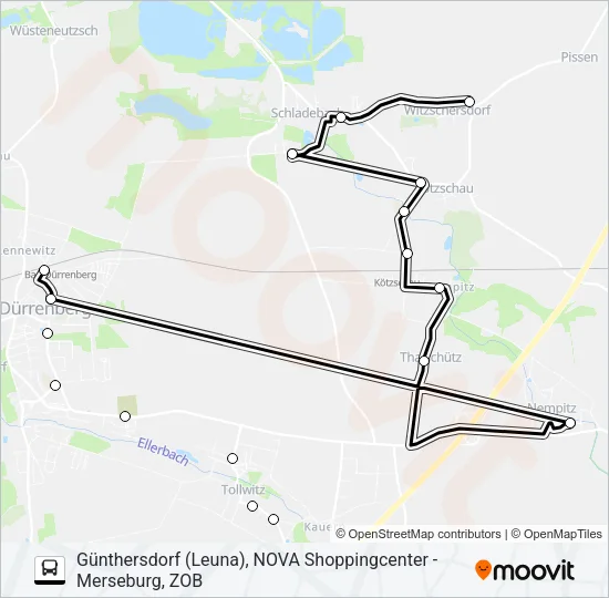737 Bus Line Map
