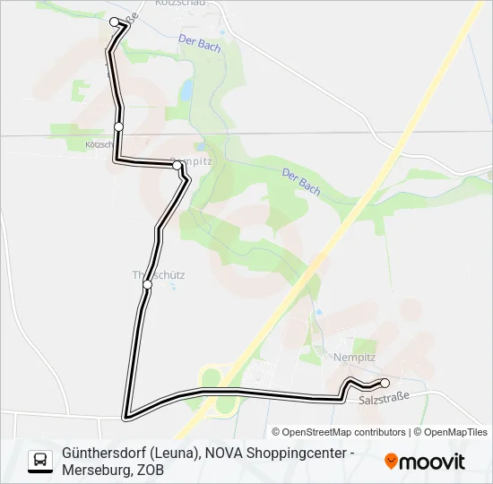 737 Bus Line Map