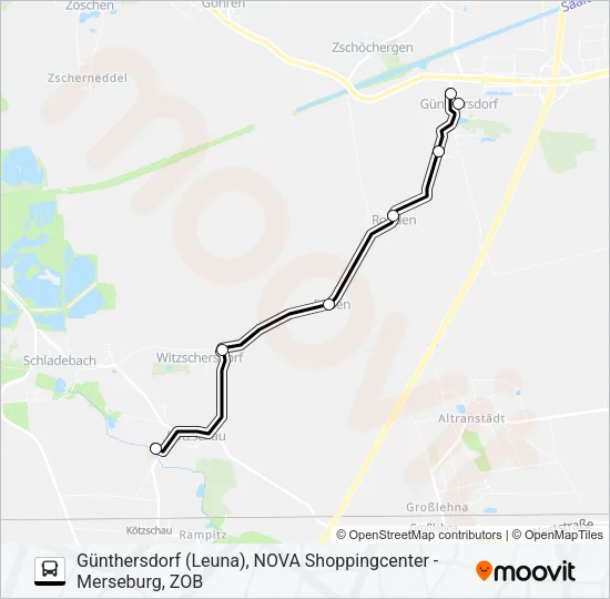 737 Bus Line Map