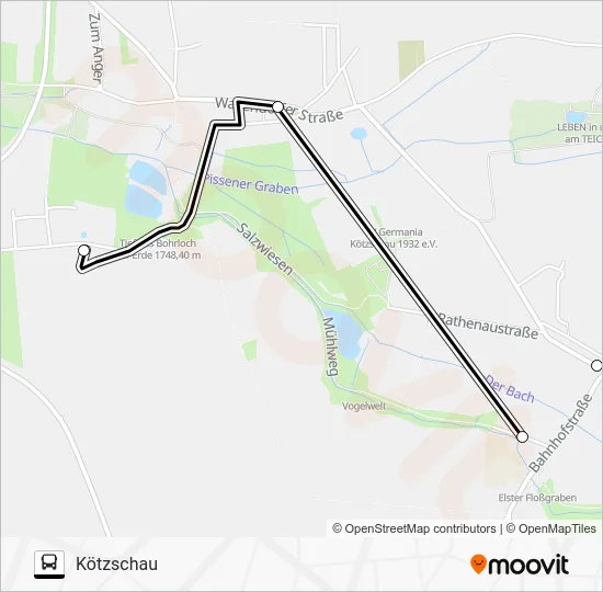 Автобус 738: карта маршрута