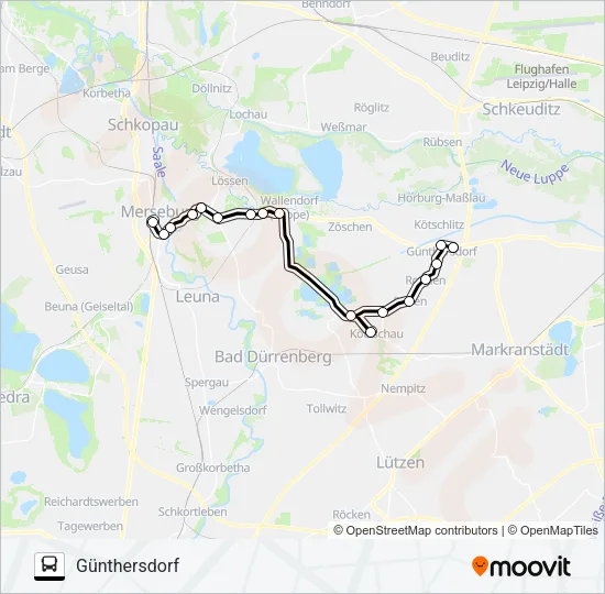 738 Bus Line Map