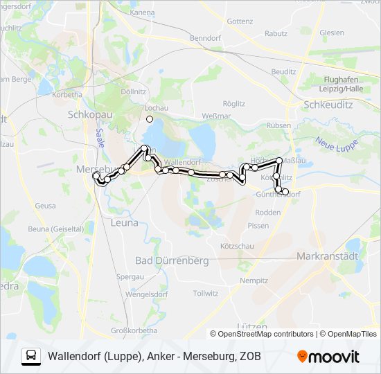 Автобус 739: карта маршрута